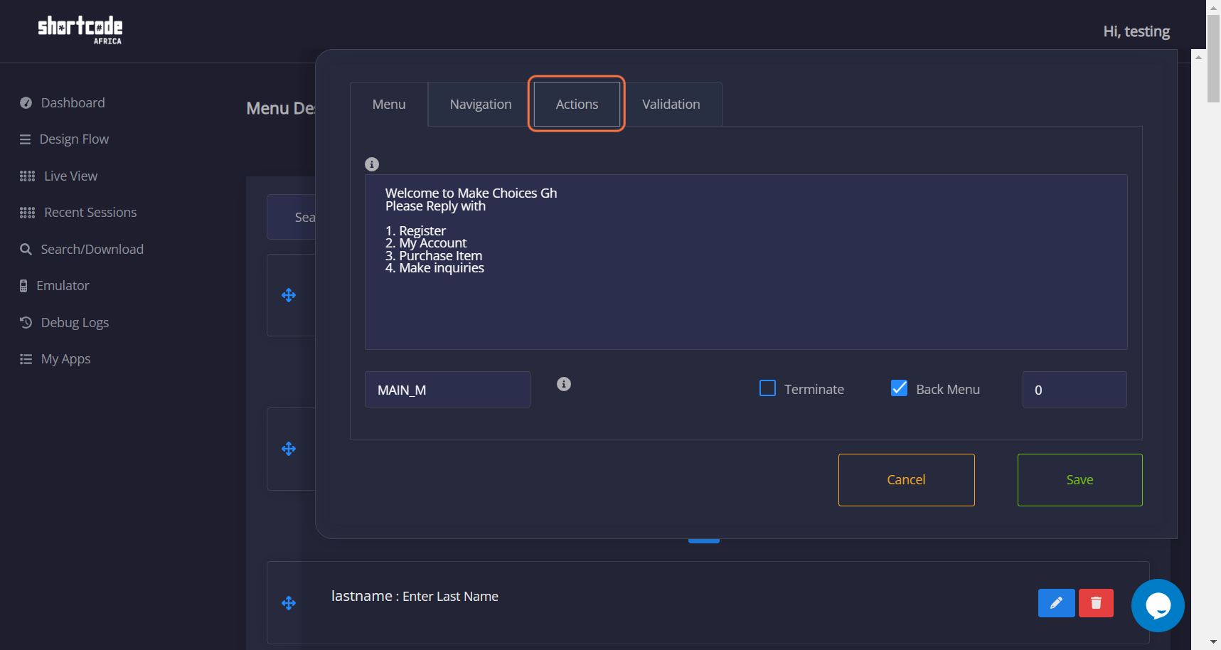 Step 2 screenshot