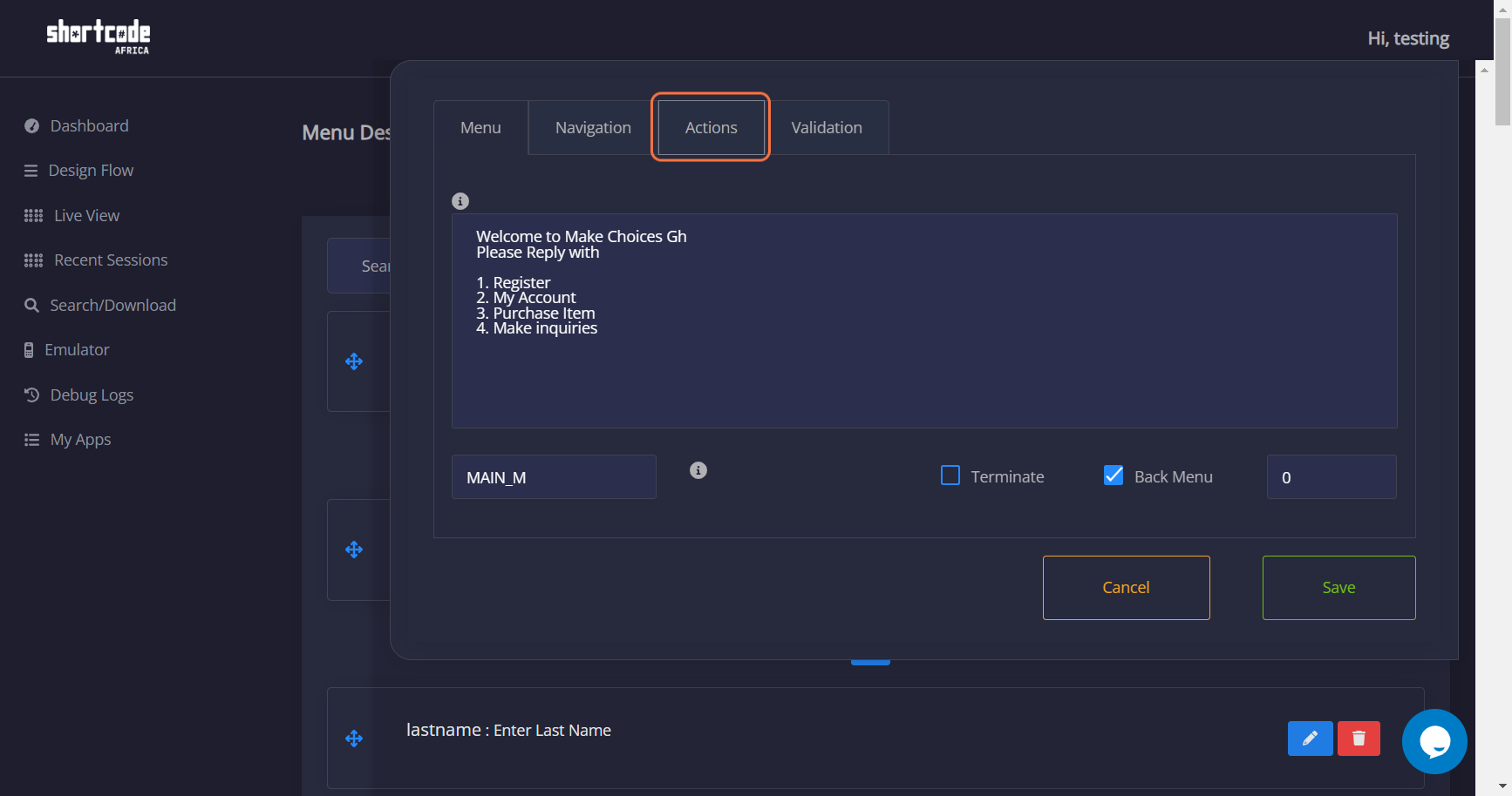 Step 2 screenshot