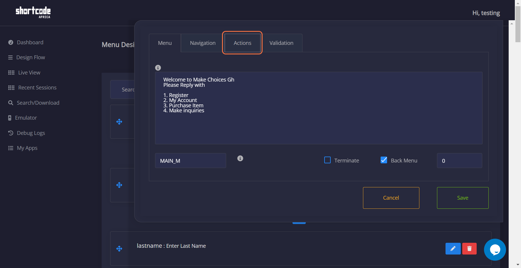 Step 2 screenshot