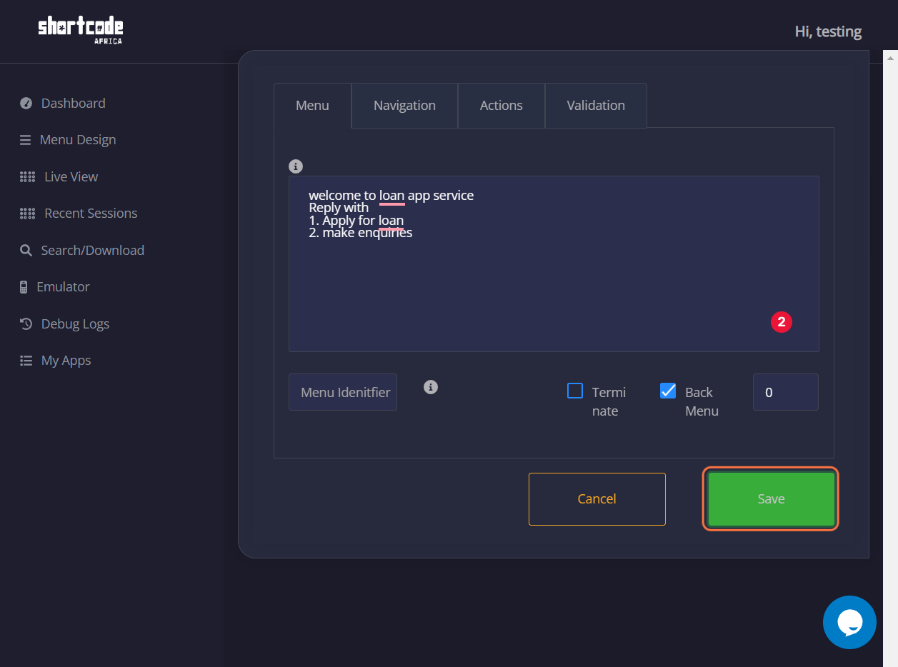 Step 16 screenshot